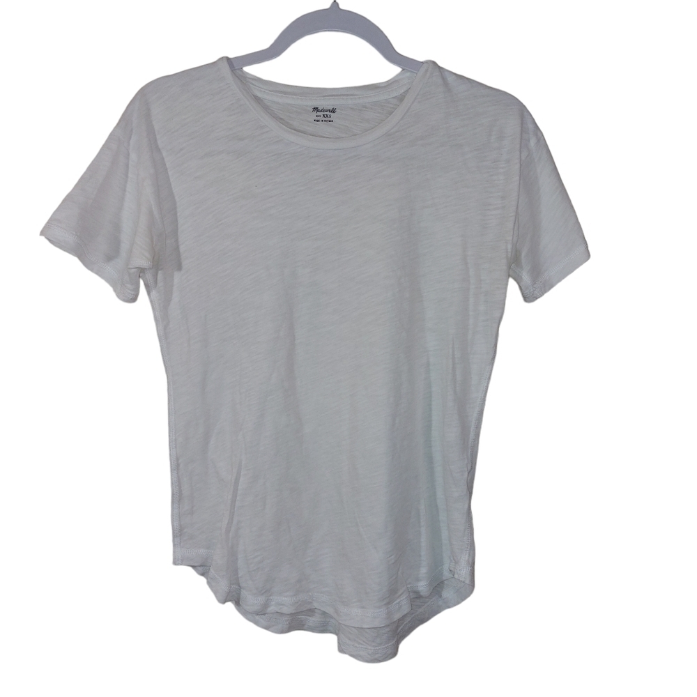 Madewell Ladies Short Sleeve White Tee